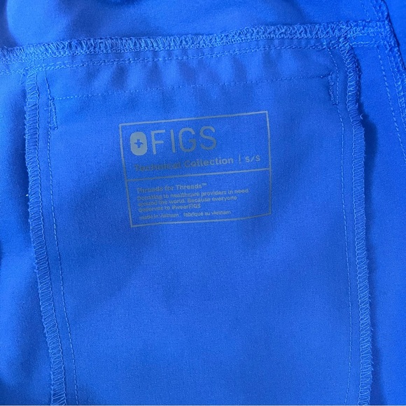 FIGS MENS AXIM Scrubs S/S Denim - Picture 4 of 6